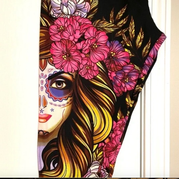Day of the Dead Leggings TC2 - Picture 7 of 15